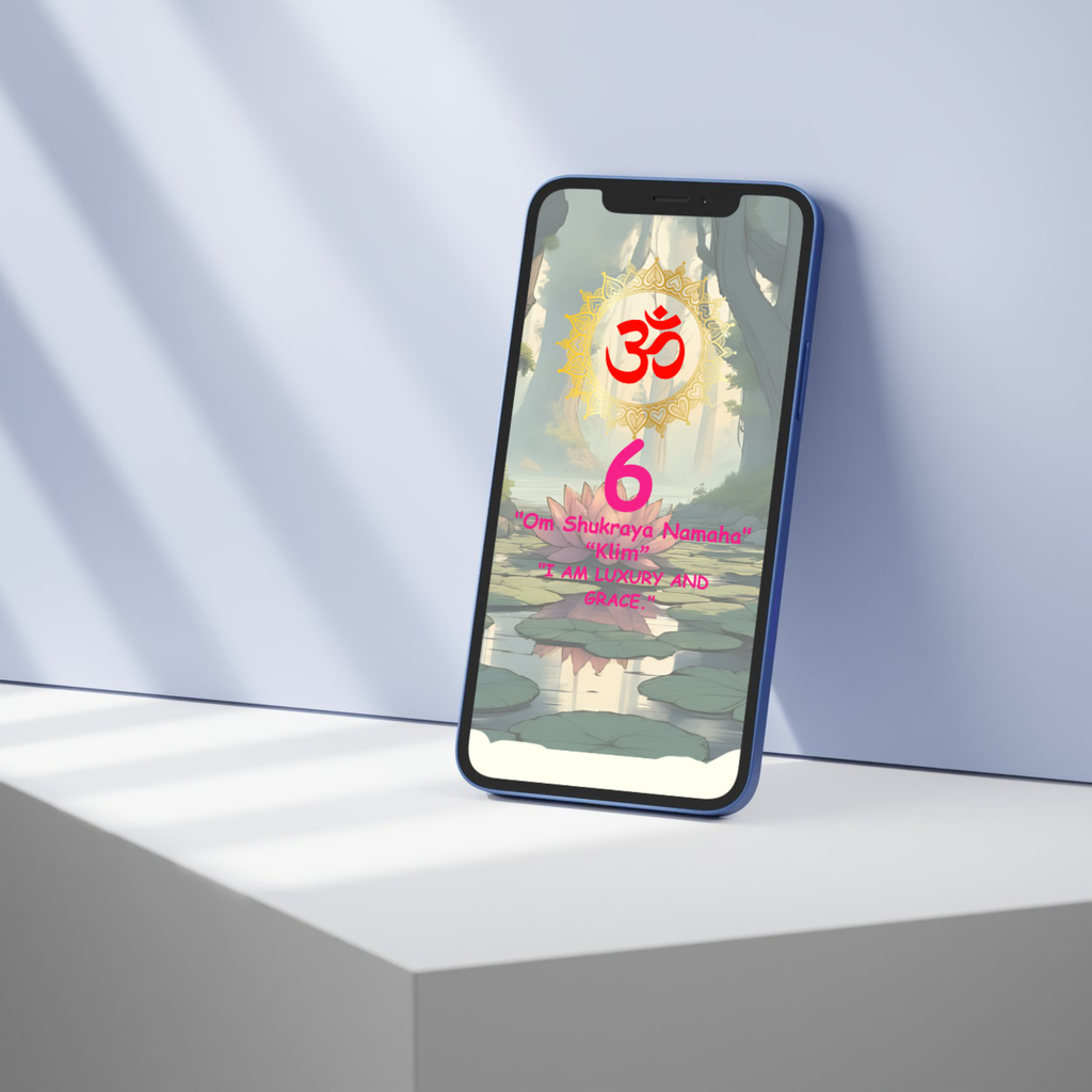 Divine Venus Charm: Mulank 6 Luxury & Harmony Wallpaper