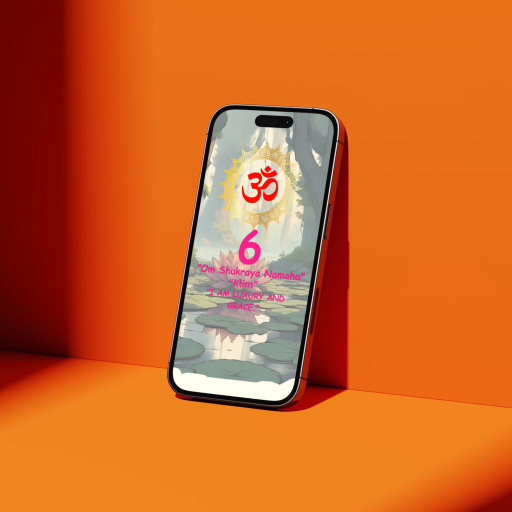 Divine Venus Charm: Mulank 6 Luxury & Harmony Wallpaper