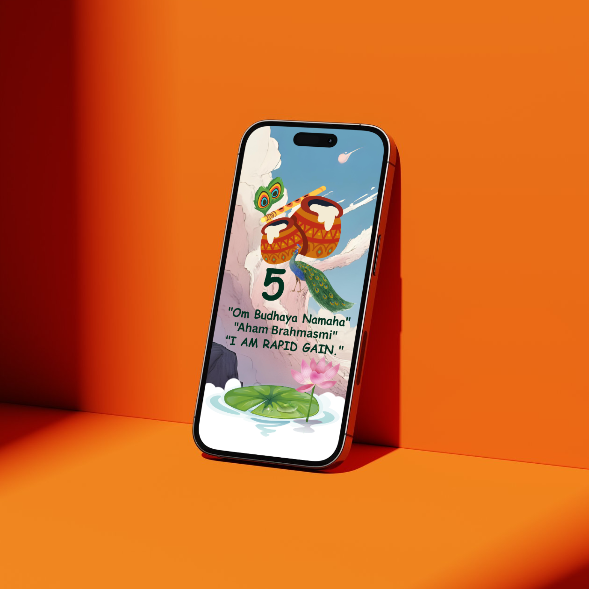 Divine Mercury Flow: Mulank 5 Rapid Growth & Business Acumen Wallpaper