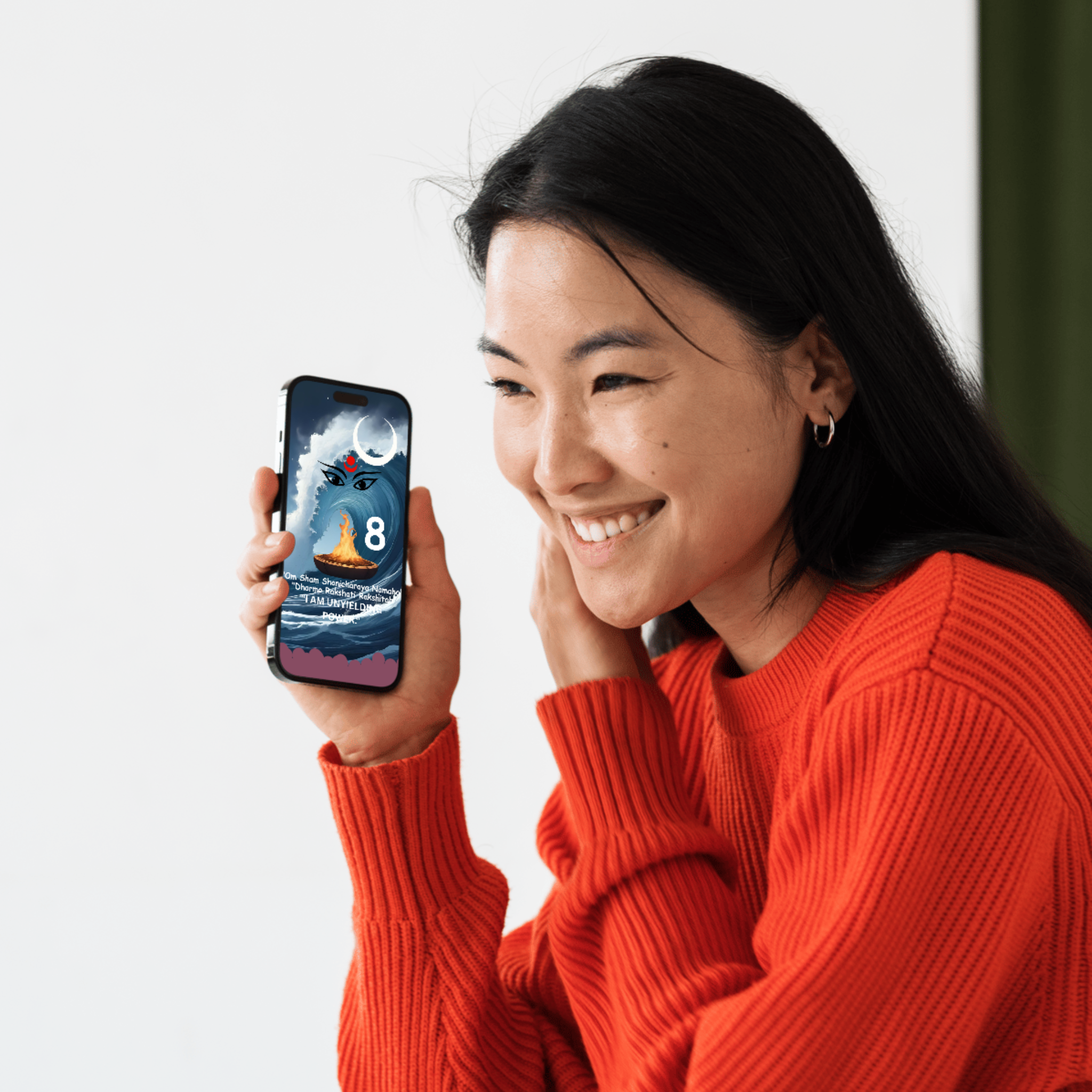 Divine Shani's Strength: Mulank 8 Enduring Wealth & Justice Wallpaper