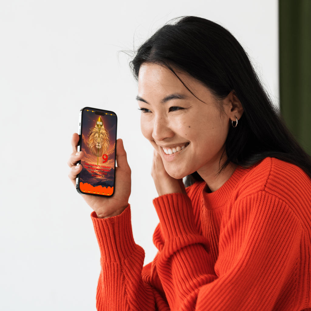 Divine Mars Fire: Mulank 9 Fearless Action & Universal Success Wallpaper