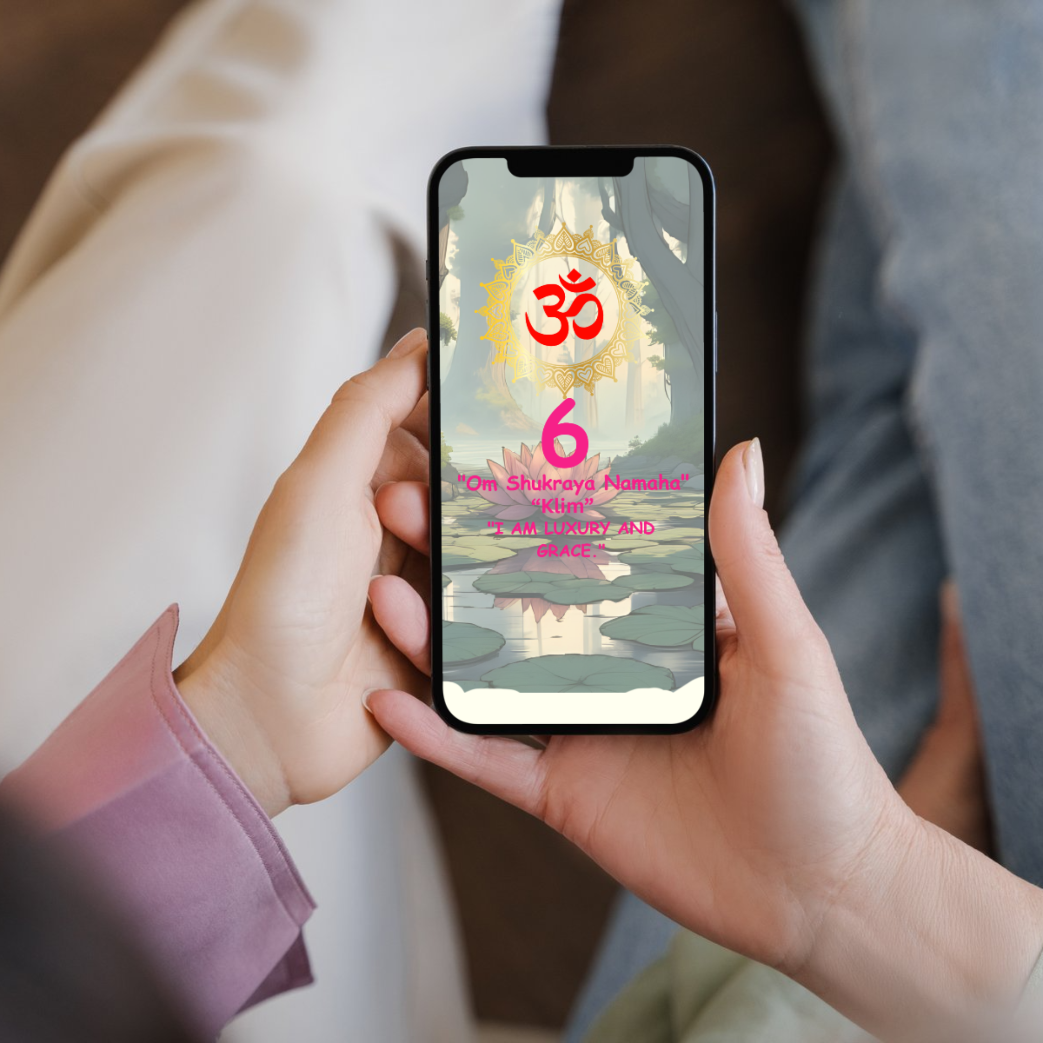 Divine Venus Charm: Mulank 6 Luxury & Harmony Wallpaper