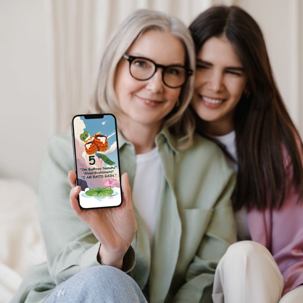 Divine Mercury Flow: Mulank 5 Rapid Growth & Business Acumen Wallpaper