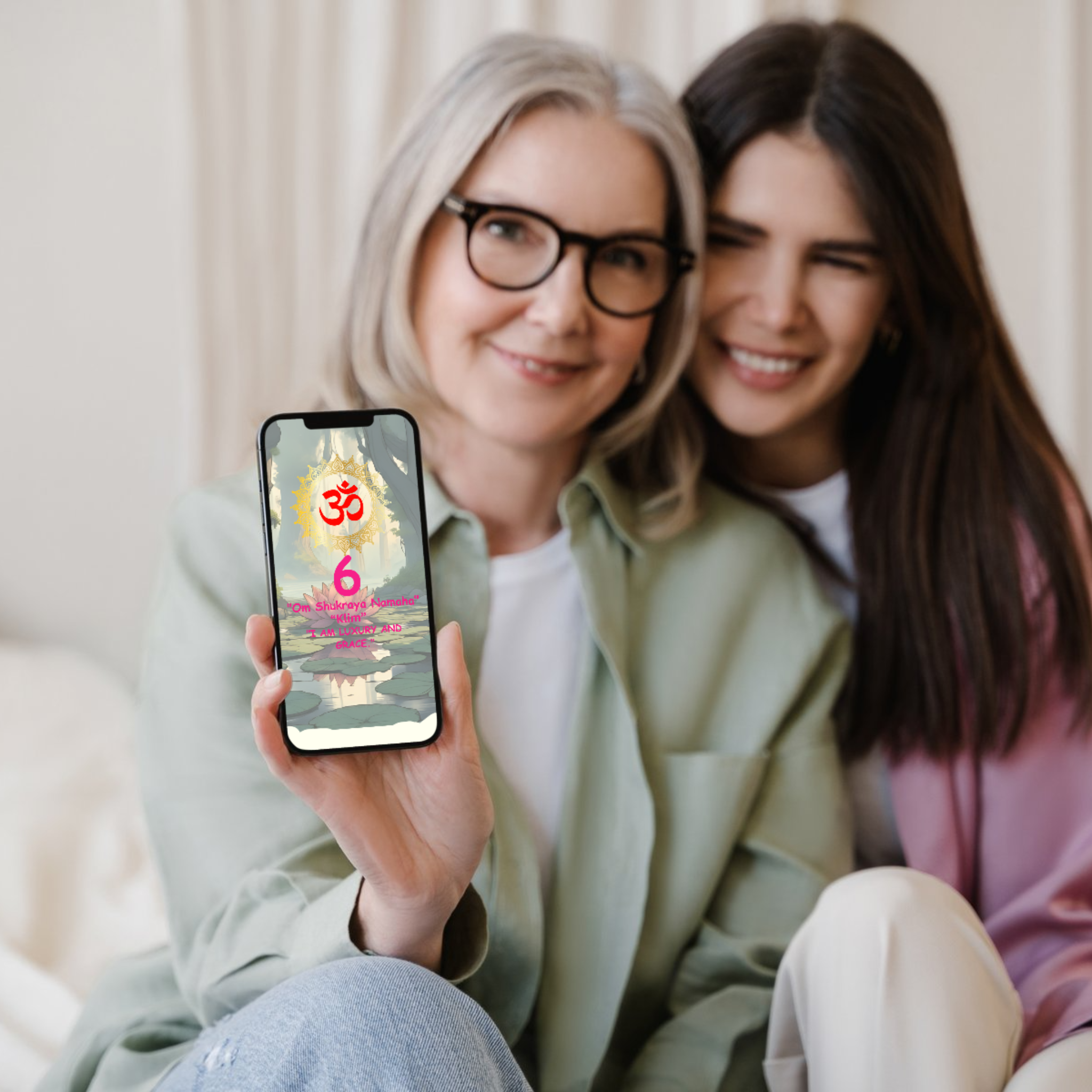 Divine Venus Charm: Mulank 6 Luxury & Harmony Wallpaper