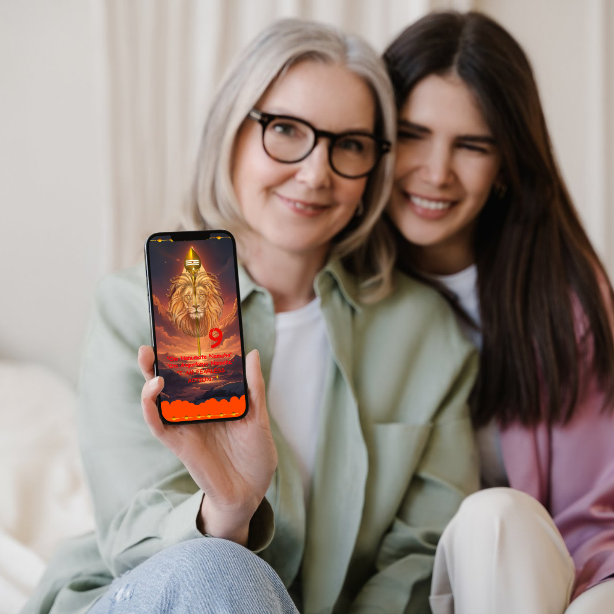 Divine Mars Fire: Mulank 9 Fearless Action & Universal Success Wallpaper